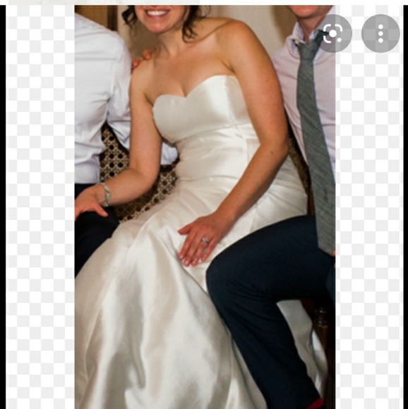 NWT.Jenny Yoo Women's London Mikado Silk Wedding Dress - Picture 8 of 10